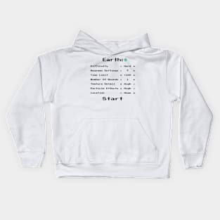 8-bit Gamer Geek Kids Hoodie